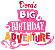 Dora's Big Birthday Adventure title screen for Nintendo DS